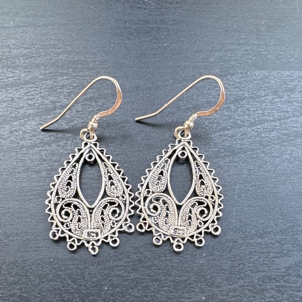 Elegant Sterling Silver Earrings